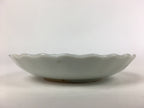 Japanese Porcelain Small Plate Vtg Pottery Bamboo Leaves White Kozara PP997