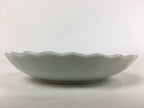 Japanese Porcelain Small Plate Vtg Pottery Bamboo Leaves White Kozara PP997