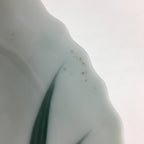 Japanese Porcelain Small Plate Vtg Pottery Bamboo Leaves White Kozara PP997