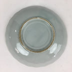 Japanese Porcelain Small Plate Vtg Pottery Bamboo Leaves White Kozara PP999