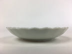 Japanese Porcelain Small Plate Vtg Pottery Bamboo Leaves White Kozara PP999