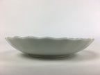 Japanese Porcelain Small Plate Vtg Pottery Bamboo Leaves White Kozara PP999