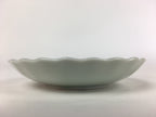 Japanese Porcelain Small Plate Vtg Pottery Bamboo Leaves White Kozara PP999