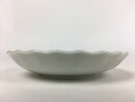 Japanese Porcelain Small Plate Vtg Pottery Bamboo Leaves White Kozara PY3