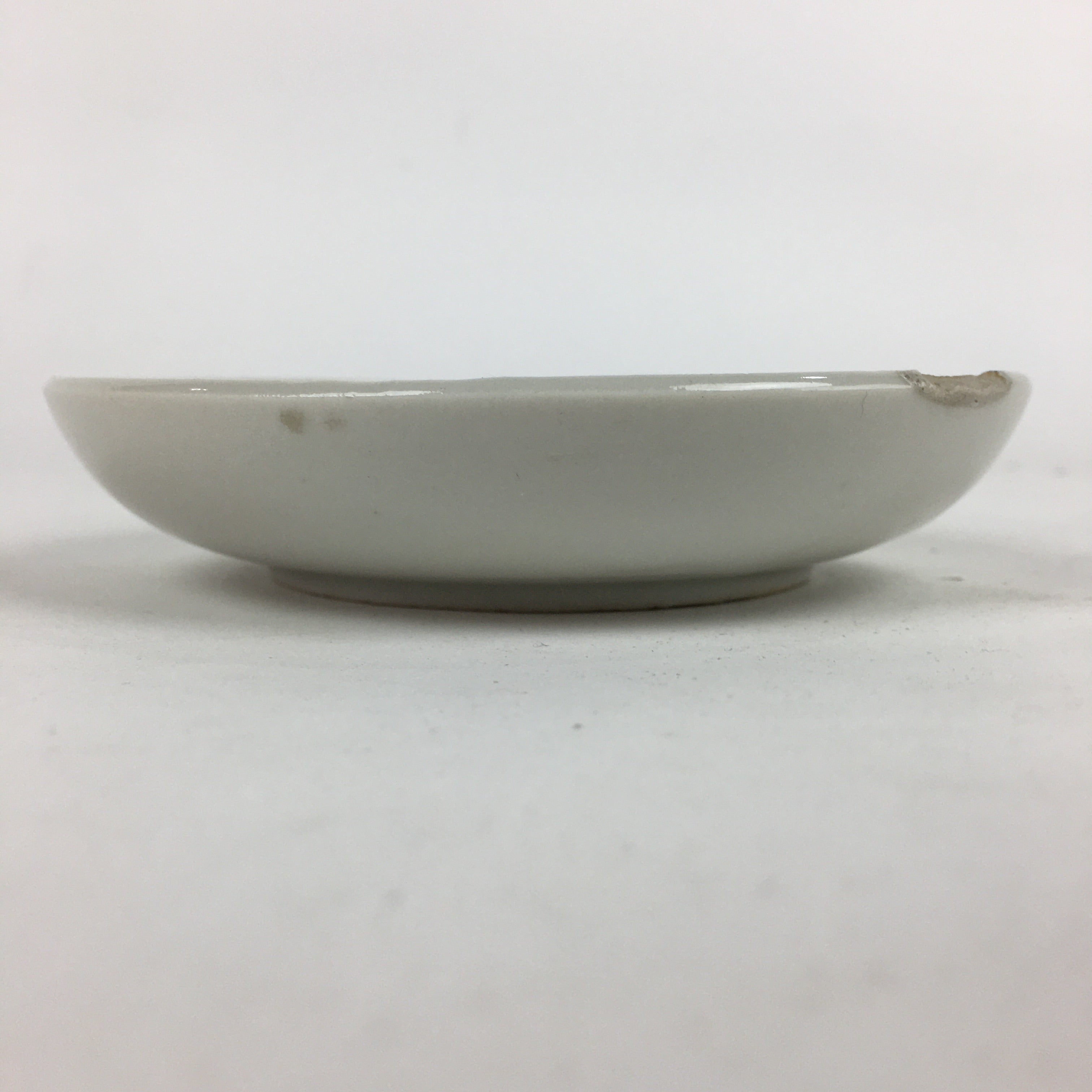Japanese Porcelain Small Plate Vtg Pottery Countryside House Birds Kozara PP897
