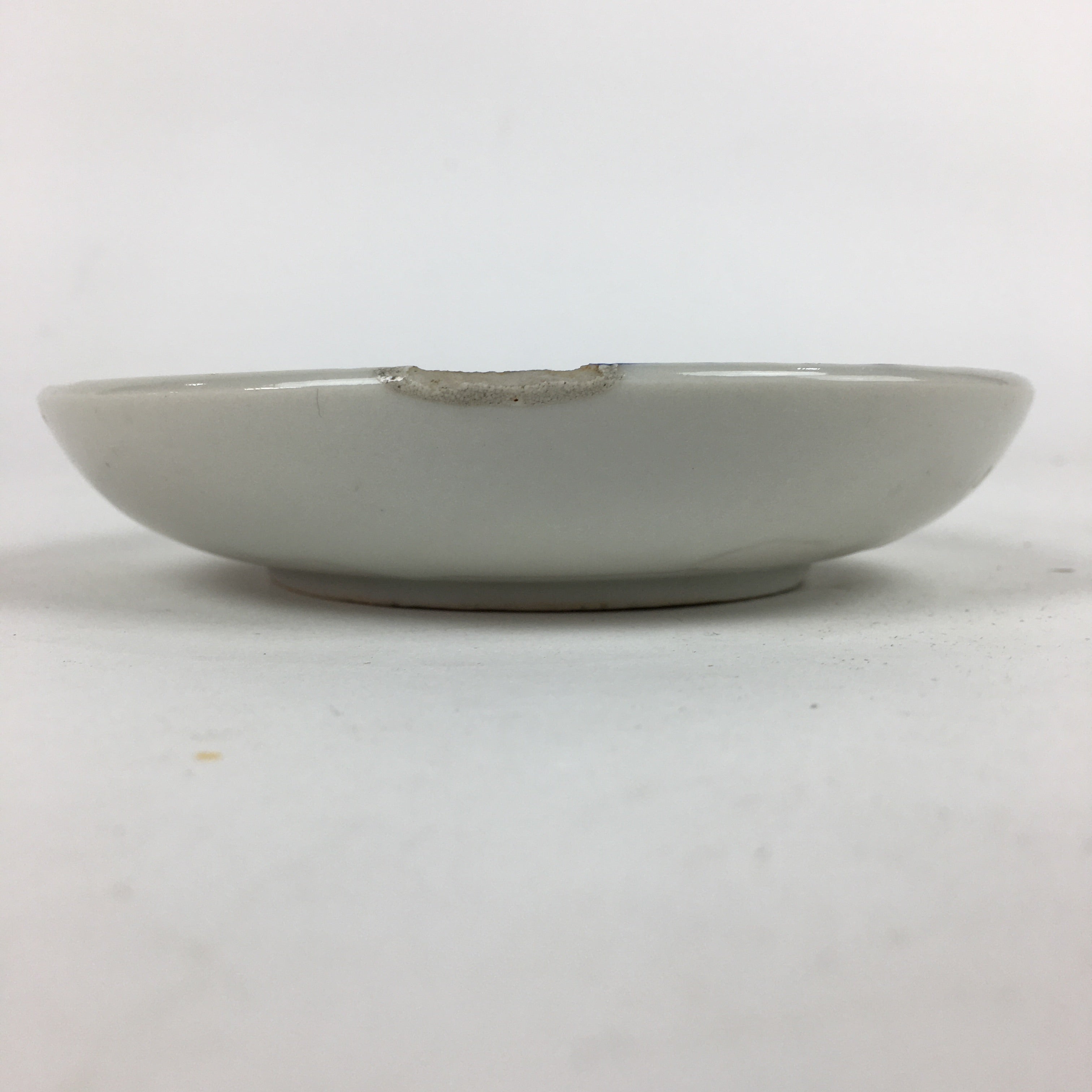 Japanese Porcelain Small Plate Vtg Pottery Countryside House Birds Kozara PP897