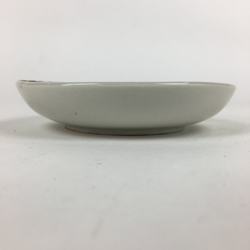 Japanese Porcelain Small Plate Vtg Pottery Countryside House Birds Kozara PP897