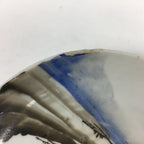 Japanese Porcelain Small Plate Vtg Pottery Countryside House Birds Kozara PP897