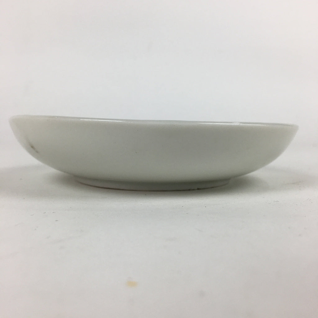 Japanese Porcelain Small Plate Vtg Pottery Countryside House Birds Kozara PP898