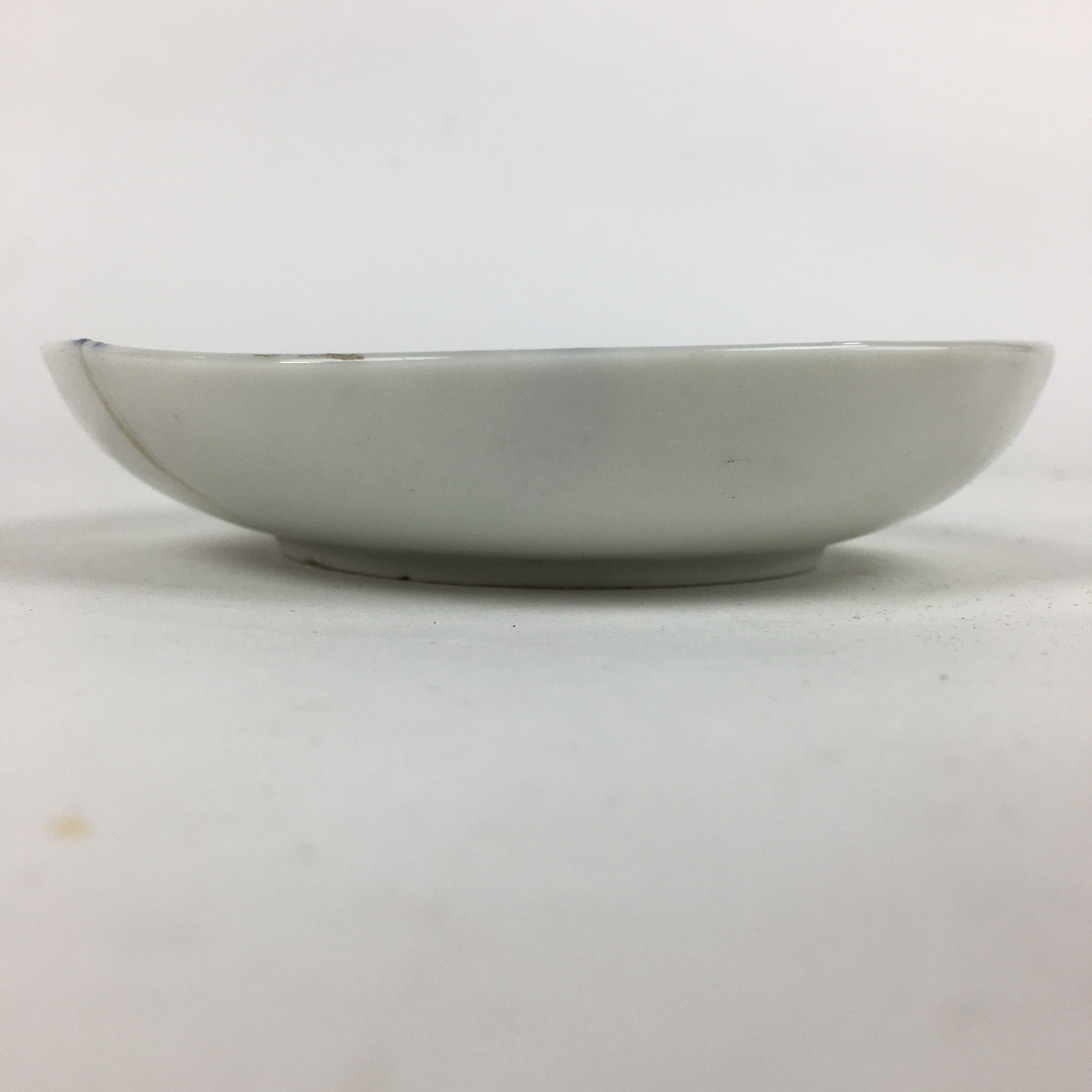 Japanese Porcelain Small Plate Vtg Pottery Countryside House Birds Kozara PP898