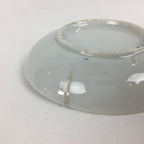 Japanese Porcelain Small Plate Vtg Pottery Countryside House Birds Kozara PP898