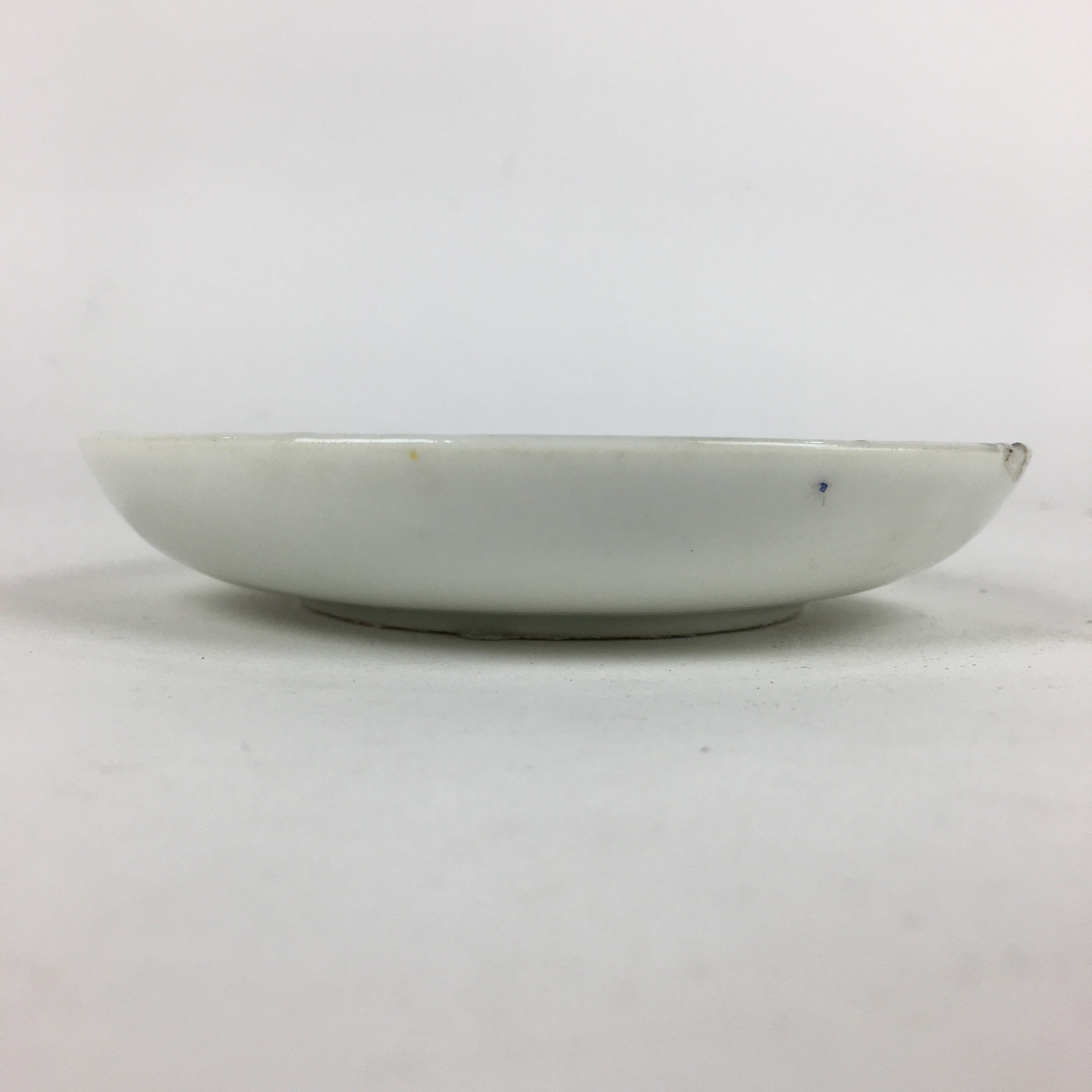 Japanese Porcelain Small Plate Vtg Pottery Countryside House Birds Kozara PP900