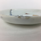 Japanese Porcelain Small Plate Vtg Pottery Countryside House Birds Kozara PP900