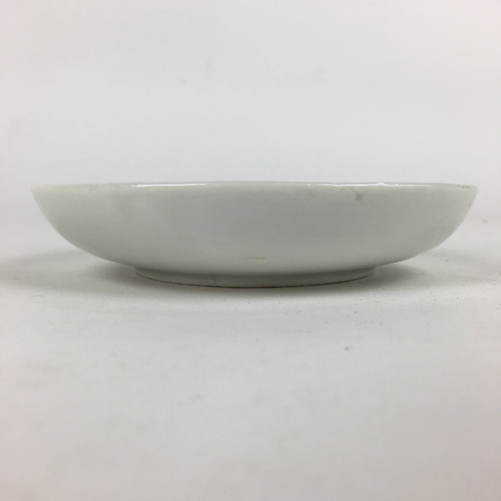 Japanese Porcelain Small Plate Vtg Pottery Countryside House Birds Kozara PP901