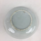 Japanese Porcelain Small Plate Vtg Pottery Countryside House Birds Kozara PP901