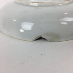 Japanese Porcelain Small Plate Vtg Pottery Countryside House Birds Kozara PP901