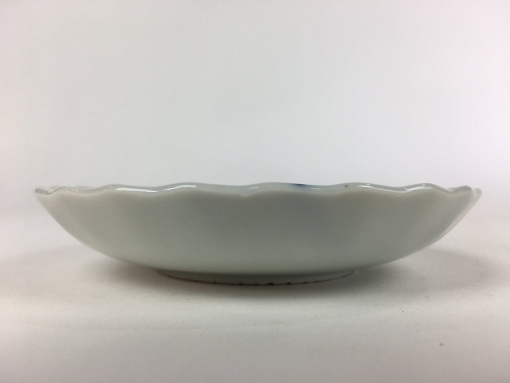 Japanese Porcelain Small Plate Vtg Pottery Pine Tree White Kozara PP991