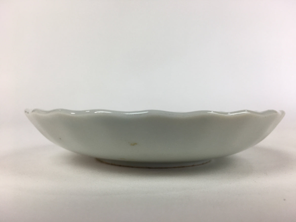 Japanese Porcelain Small Plate Vtg Pottery Pine Tree White Kozara PP991
