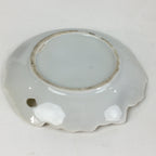 Japanese Porcelain Small Plate Vtg Pottery Pinecone White Kozara PY4