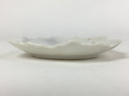 Japanese Porcelain Small Plate Vtg Pottery Pinecone White Kozara PY4