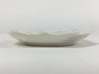 Japanese Porcelain Small Plate Vtg Pottery Pinecone White Kozara PY4