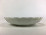 Japanese Porcelain Small Plate Vtg Pottery White Flower Kozara PP984