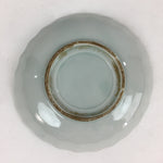 Japanese Porcelain Small Plate Vtg Pottery White Flower Kozara PP986