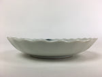 Japanese Porcelain Small Plate Vtg Pottery White Flower Kozara PP986