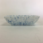 Japanese Porcelain Small Plate Vtg Rectangle Blue Sometsuke Plate Crab PP714