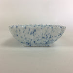 Japanese Porcelain Small Plate Vtg Rectangle Blue Sometsuke Plate Crab PP714
