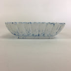 Japanese Porcelain Small Plate Vtg Rectangle Blue Sometsuke Plate Shrimp PP716