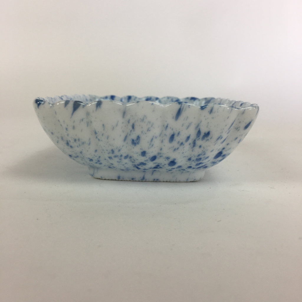 Japanese Porcelain Small Plate Vtg Rectangle Blue Sometsuke Plate Shrimp PP716