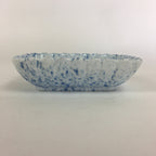 Japanese Porcelain Small Plate Vtg Rectangle Blue Sometsuke Plate Shrimp PP716