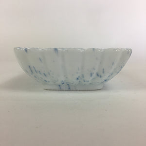 Japanese Porcelain Small Plate Vtg Rectangle Blue Sometsuke Plate Turban Shell P