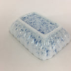 Japanese Porcelain Small Plate Vtg Rectangle Blue Sometsuke Plate Turban Shell P