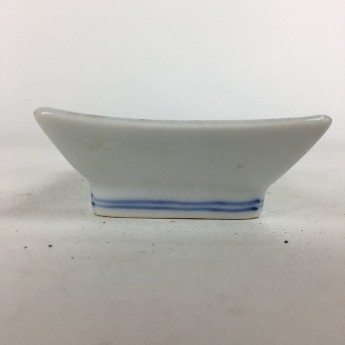 Japanese Porcelain Small Plate Vtg Rectangle Sometsuke Soy Sauce Plate PP643