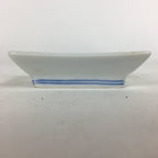 Japanese Porcelain Small Plate Vtg Rectangle Sometsuke Soy Sauce Plate PP643