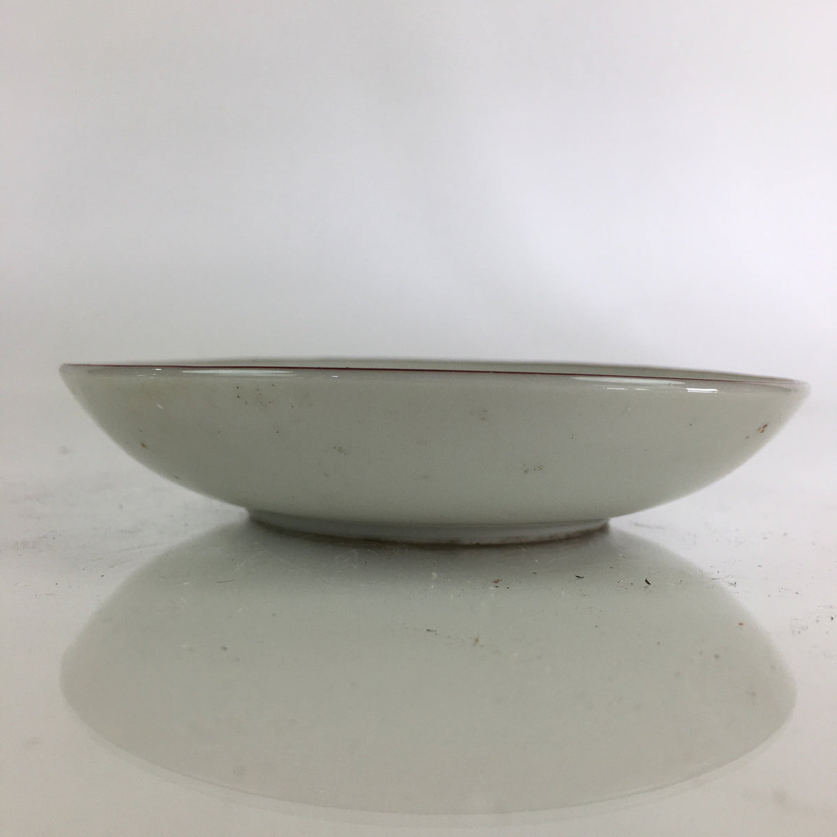Japanese Porcelain Small Plate Vtg Red Fruit Plant Kozara White PY108