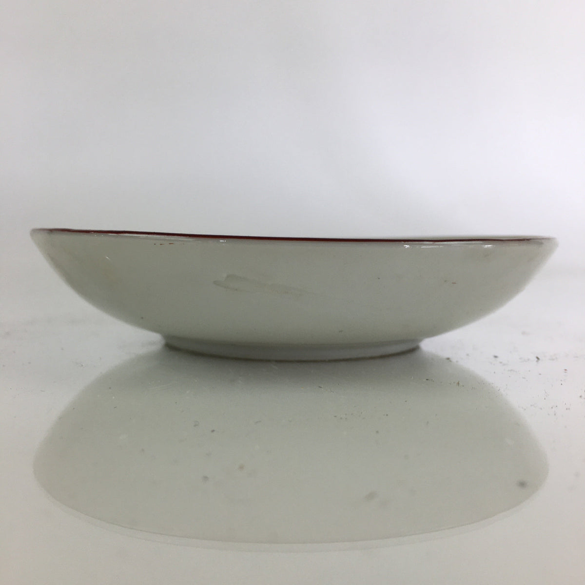Japanese Porcelain Small Plate Vtg Red Fruit Plant Kozara White PY108