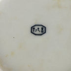 Japanese Porcelain Small Plate Vtg Round White Carrot Kozara PP483