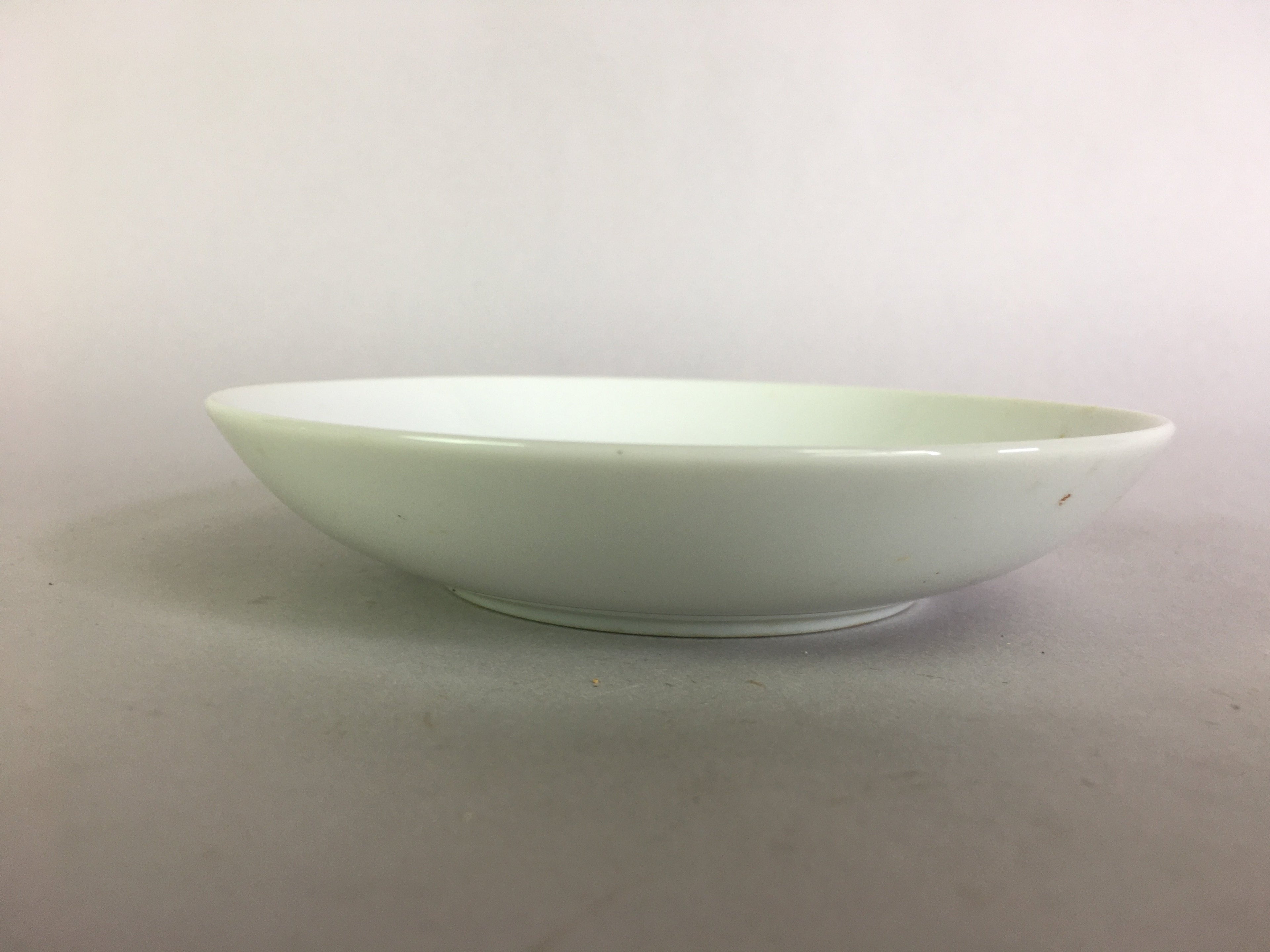 Japanese Porcelain Small Plate Vtg Round White Carrot Kozara PP483