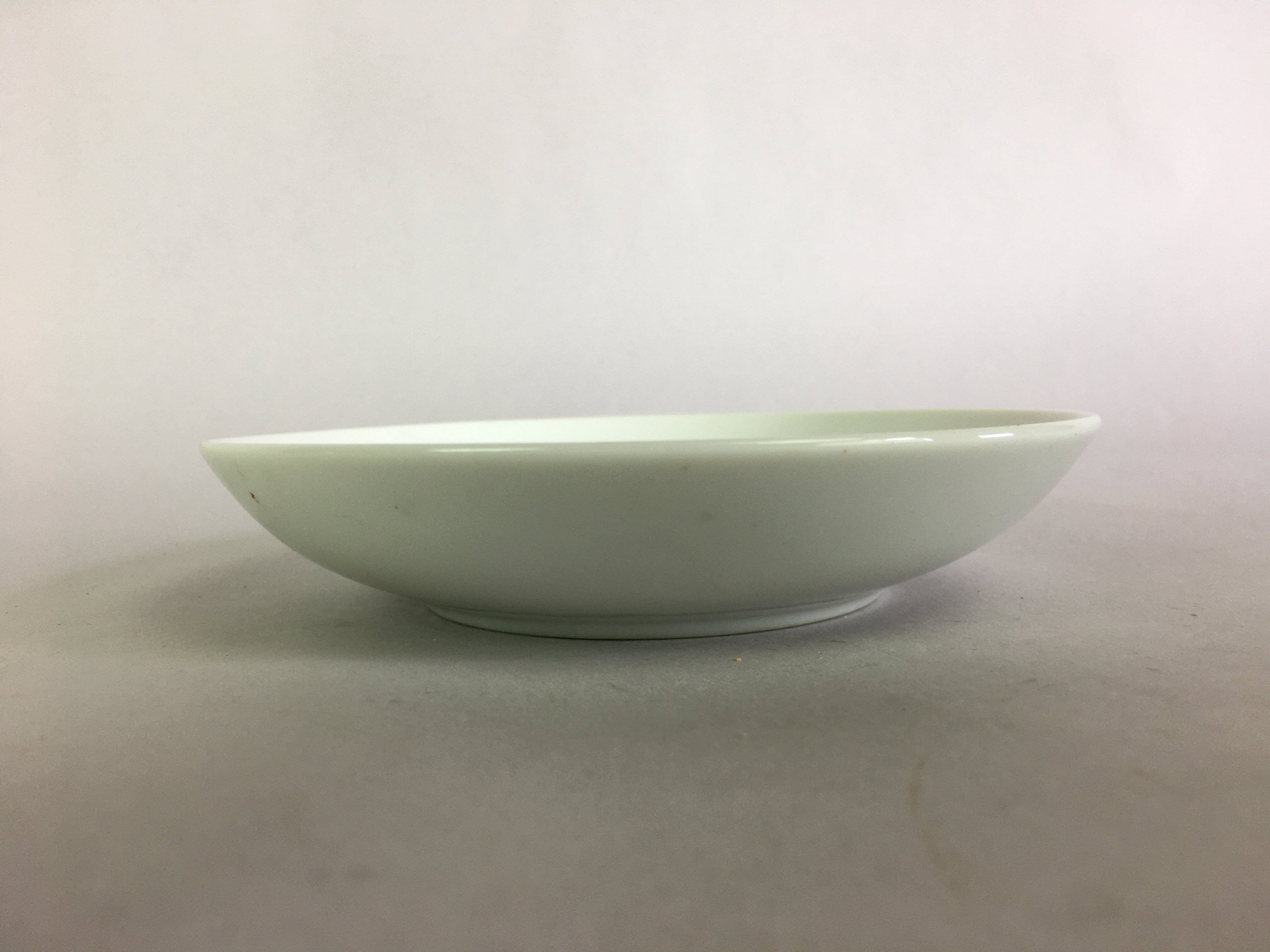 Japanese Porcelain Small Plate Vtg Round White Carrot Kozara PP483
