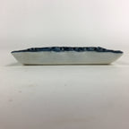 Japanese Porcelain Small Plate Vtg Square Shape Blue Sometsuke Kozara PP733
