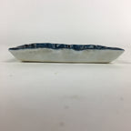 Japanese Porcelain Small Plate Vtg Square Shape Blue Sometsuke Kozara PP733