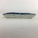 Japanese Porcelain Small Plate Vtg Square Shape Blue Sometsuke Kozara PP733