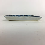 Japanese Porcelain Small Plate Vtg Square Shape Blue Sometsuke Kozara PP733