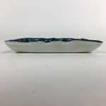 Japanese Porcelain Small Plate Vtg Square Shape Blue Sometsuke Kozara PP733