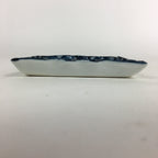 Japanese Porcelain Small Plate Vtg Square Shape Blue Sometsuke Kozara PP734