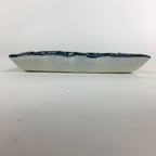 Japanese Porcelain Small Plate Vtg Square Shape Blue Sometsuke Kozara PP734