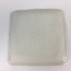 Japanese Porcelain Small Plate Vtg Square Shape White Flower Kozara PP776